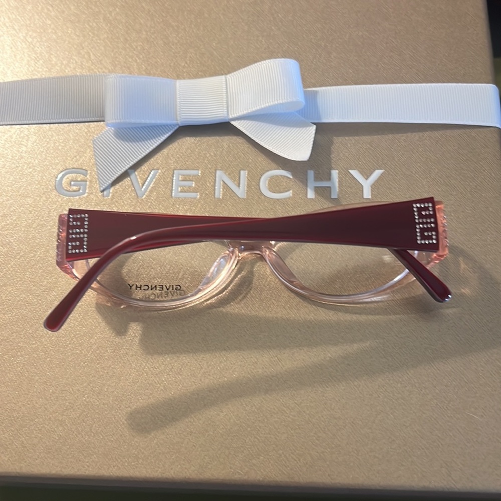 Authenticated Givenchy Logo Rhinestones Glasses F… - image 1